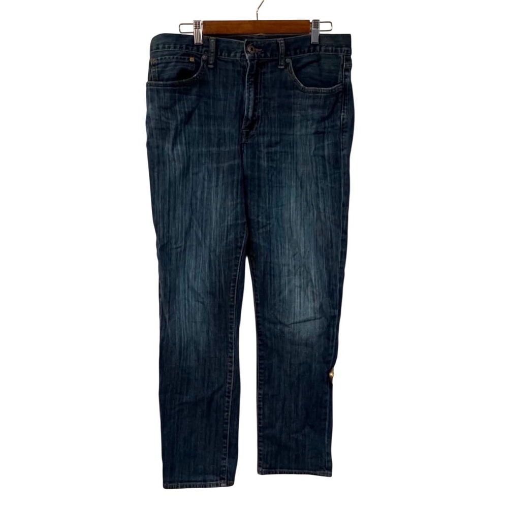 Lucky Brand 121 Heritage Slim Jeans Mens 36x32 Dark Wash Excellent Denim Pants